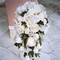 プリザーブド ウェディング アイテム ブライダル ブーケ「キャスケードタイプ」
